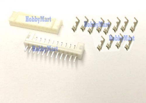 JST PH 2.0mm 12-Pin Male Female Connector plug with crimps x 10 Sets