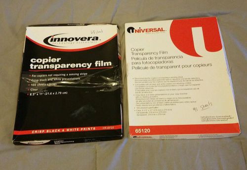 Innovera Universal Copier Transparency Film black and white 159 Sheets 65120