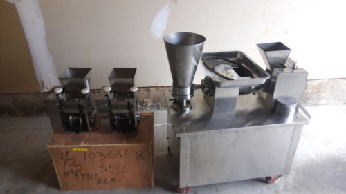 Automatic dumpling, samosa, empanada, Pierogi maker machine with 2 FREE moulds