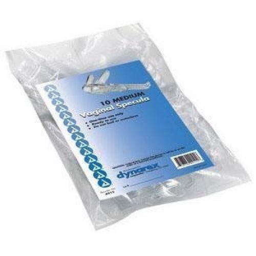 Physician Supplies Plastic Disposable Vaginal Speculum Medium (Bag of 10)