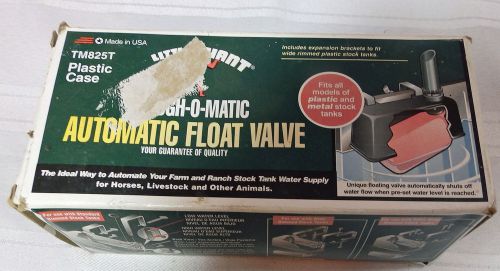 Little giant trough-o-matic automatic float valve tm825t plastic case new for sale