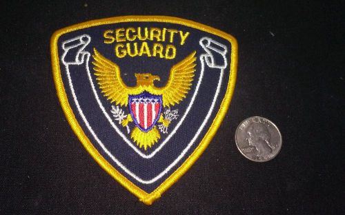 security guard patch  9 for sale