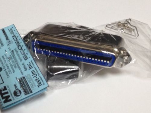 50-pin Centronics Type Connector with Metal Hood - Female
