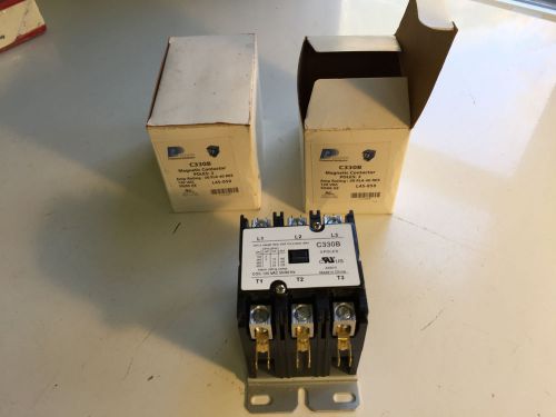 2 Magnetic contactors 3 pole 30 amp 120v