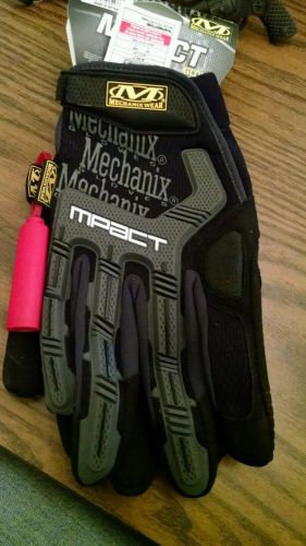 Mechanix Wear M-PACT Impact Protection Gloves, Size M, BLACK *New
