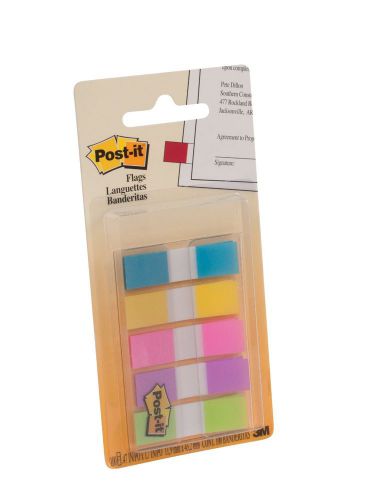 3 PACK Post It Flags in Portable 5 Dispensers 5 Bright Colors 20 Flags per Color