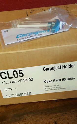 1 Case of Carpuject Holders 50ct - Individually Packaged