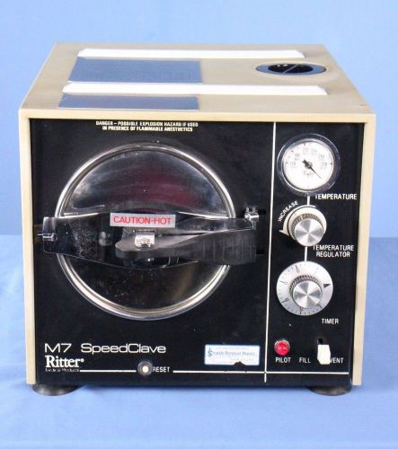 Ritter M7 Speed Clave Autoclave Instrument Sterilizer with Warranty