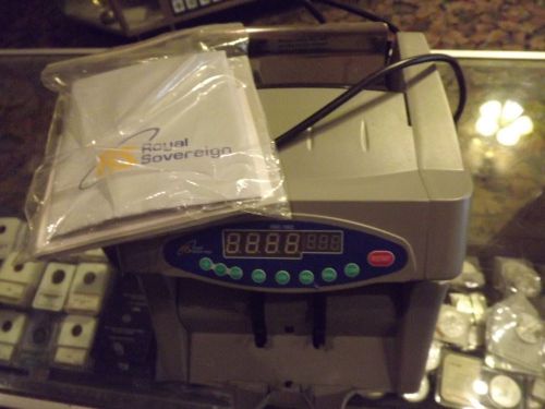 Royal Sovereign RBC-1002 Cash Counter w/UV &amp; Magnetic Counterfeit Detection USED