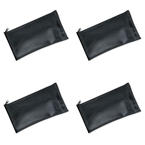MMF Industries Leatherette Zipper Wallet, 11 x 6 Inches, Black (2340416W04), 4