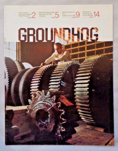 Marion Power Shovel The Groundhog Magazine Vol 76  Num 3 151-M Shovel