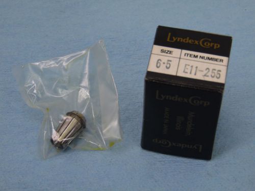 Lyndex Corp E11-255 Collet Size 6-5 NEW