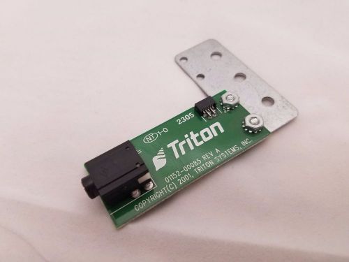 Triton 8100 9100 ATM Audio Jack Board  ADA Compliant