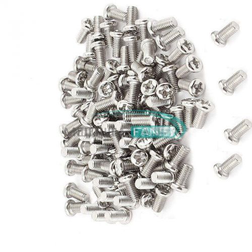 100pcs m3 screw 3x6mm 6mm match m3 copper cylinder new for sale