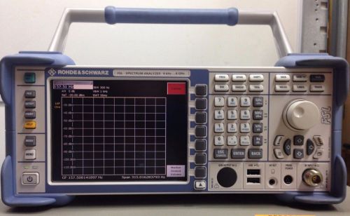 Rohde &amp; Schwarz: FSL6 Spectrum Analyzer 9 kHz to 6 GHz B10-K7-K8 GPIb, Radio, Bl