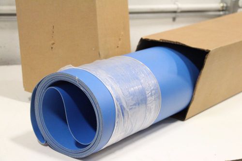 Ply smooth rubber top conveyor blue belt 63&#034;x2mm thick endless 21&#039;ish for sale