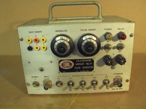 Ornl mercury relay pulse generator, pulser, not doa, nuclear pulse generator for sale