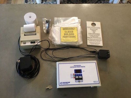 Sun Nuclear Model 1027 Radon Monitor W/ Printer, Recent Calibration