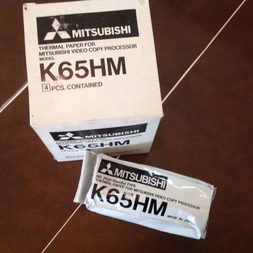 Genuine sealed Mitsubishi K65HM High Density Ultrasound Paper 4 Rolls