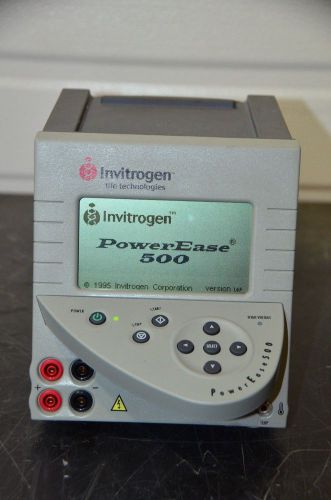 Invitrogen PowerEase 500 Mini-gel Electrophoresis 500V Programmable Power Supply