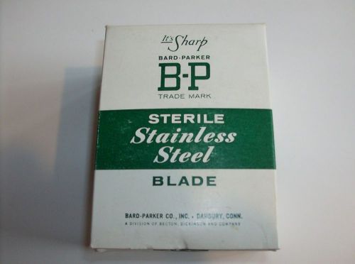 BD Bard-Parker #10 Sterile Stainless Steel Blades Qty. 36