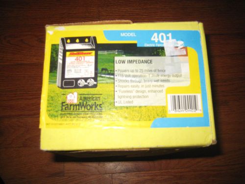 NEW BULLDOZER MODEL 401 ELECTRIC FENCE CONTROLLER 115 VOLT POWERS UP TO 25 MILE
