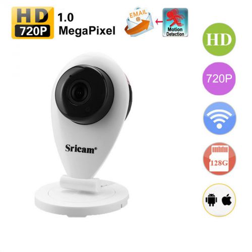 Sricam 720P H.264 Wifi Wireless ONVIF CCTV Security IP Security Camera TF Slot