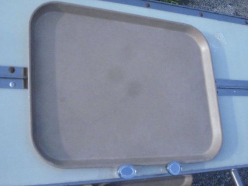 16x12 Tan Plastic Food Tray buffet Cafeteria Carlisle Serving School Lunch meal