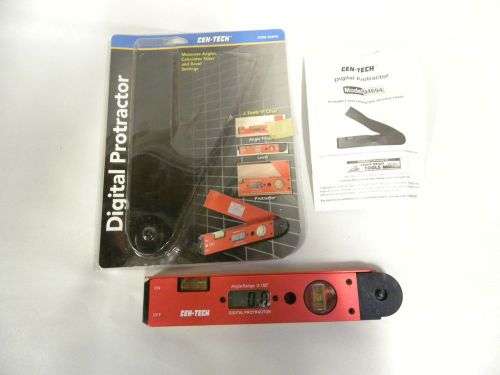 Cen-Tech Electronic Digital Protractor Angle Finder Miter Gauge (A7)