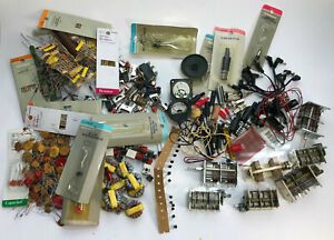 VTG Electronic Component Capacitor Resistor Transistor Switch Diodes &amp; Stuff Lot