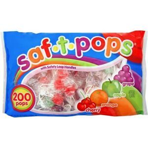 Saf-T-Pops  Candy 182 182  - 1 Each
