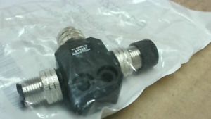 IFM E11627 T Splitter M12/2XUS Male/Male/Female 4P/5P/5P - New In Box