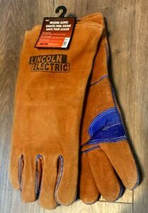 Lincoln Electric Flame Resistant Welted Seams Welding Gloves NEW W/TAGS WOW!!
