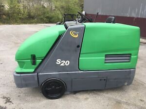 Tennant S20 sweeper Kubota lp totally serviced only 600 Hrs.