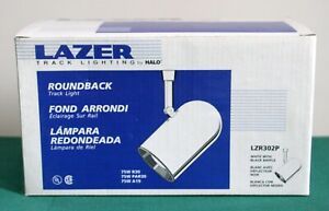 NIB Lazer white round back track light by Halo LZR302P