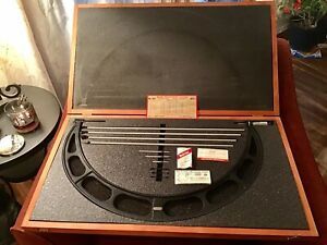 STARRETT No. 224 ERLZ Anvil Micrometer Set J, 20” to 24” Range