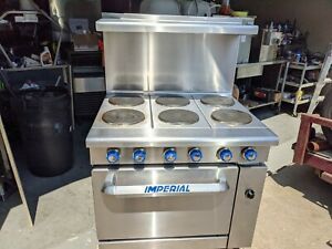 Imperial Range IR-6-E-C Imperial 6 Burner Electric Range with standard  Oven 