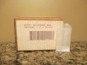 Box of 1000 Glassine Bags - 2&#034; x 3.5&#034; - NIB - Sealed