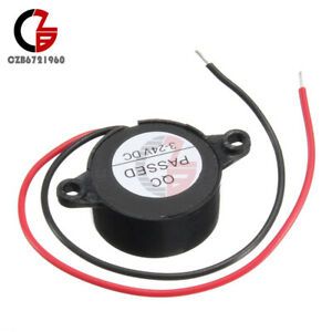 DC3-24V SFM-20B Active Piezoelectric Buzzer Long Continous Beep Tone Buzzer