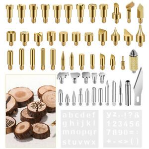 53 Pcs/Set Soldering Iron Set Wood Burning Tool Engraver Set Pen Kit Extra Tips