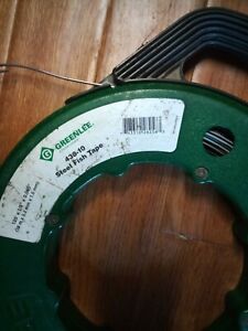 greenlee 438-10 steel fish tape used works great