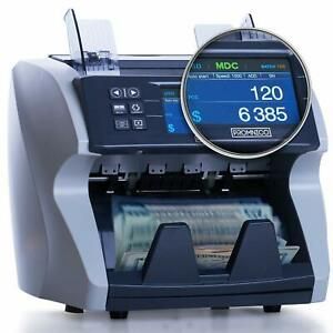 Promnico Money Cash Bill Counter Machine Value Counting for Multiple Currency