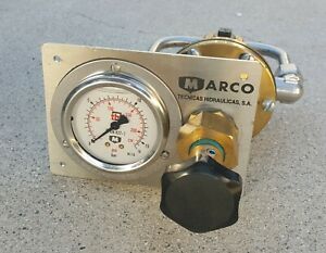 MARCO 1062 AIR DRAG CONTROL GAUGE and ACTUATOR 64729  FISHING  WINCH HYDRAULICS