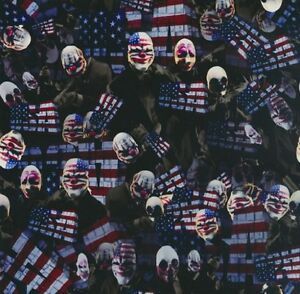 HYDROGRAPHIC FILM WATER TRANSFER HYDRODIPPING HYDRO DIP AMERICAN CLOWNS 1M