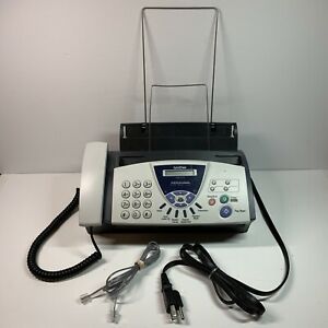 Brother FAX-575 Personal Fax Machine with Phone and Copier Tested And Working