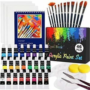 Acrylic Paint Set, Professional Painting Supplies Set,Includes 24 Acrylic Paints