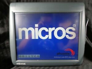 MICROS Model: Workstation 5A System Unit &amp; Stand Working 400814-101 Touchscreen