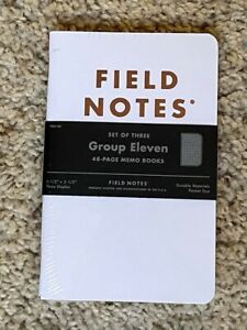 FIELD NOTES Group Eleven 11 3 Pack: Gilded Edges! Winter 2019 FNC-45