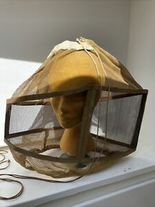 Vintage Beekeeping Hat With Net Veil