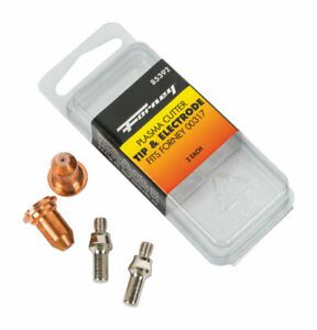 Forney 85392 2 in. Cut Capacity Plasma Cutter Tip 7.75 Lx2 W in. &amp; Electrode Set